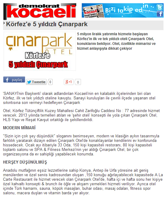 KRFEZE 5 YILDIZLI INARPARK